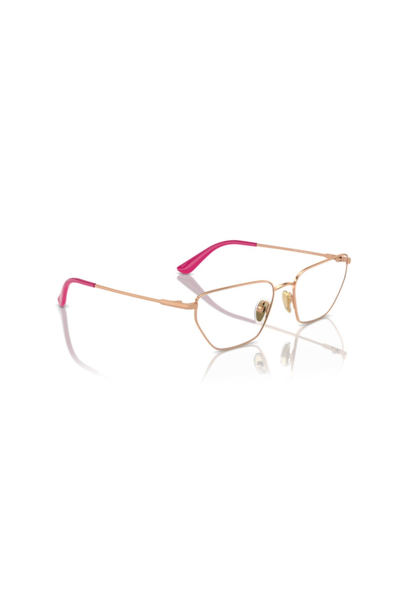 Vogue Irregular Frame Eyeglasses - Rose Gold for Women - Image 4